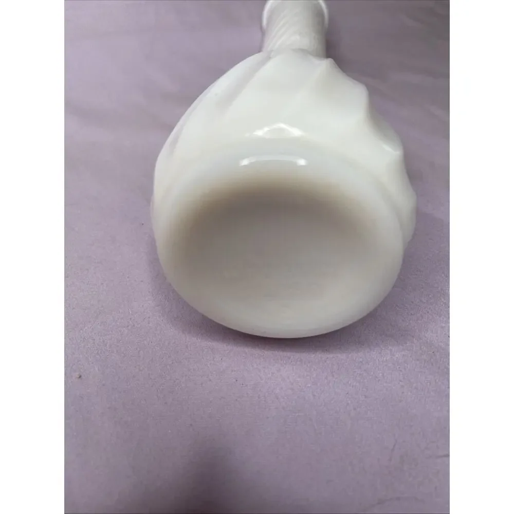 Vintage Hoosier Milk Glass Vase Number 4094 White 9 Inch White